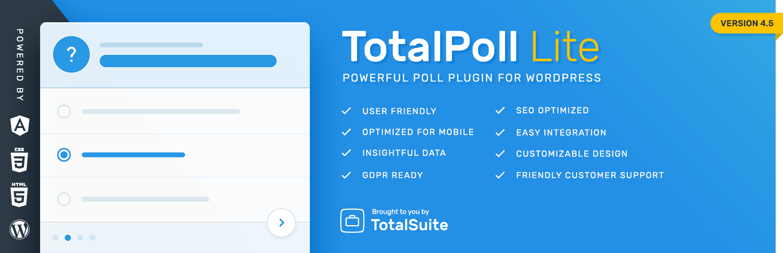 Poll | Vote | Contest – Best Poll Plugin For WordPress Preview - Rating, Reviews, Demo & Download