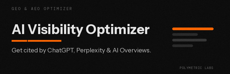 Polymetric AI Search Optimizer: GEO & AEO Content Optimization Preview Wordpress Plugin - Rating, Reviews, Demo & Download