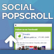 Popscroll: Social Popup Footer Box – Just Scroll Down