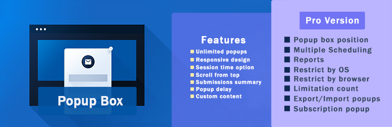 Popup Box – Create Countdown, Coupon, Video, Contact Form Popups Preview Wordpress Plugin - Rating, Reviews, Demo & Download