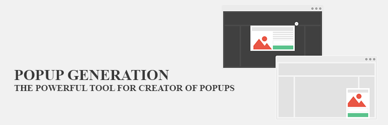 Popup Generation  – Easily Create Awesome Pop-ups Preview Wordpress Plugin - Rating, Reviews, Demo & Download