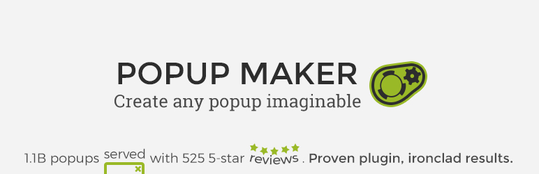 Popup Maker – Popup For Opt-ins, Lead Gen, & More Preview Wordpress Plugin - Rating, Reviews, Demo & Download