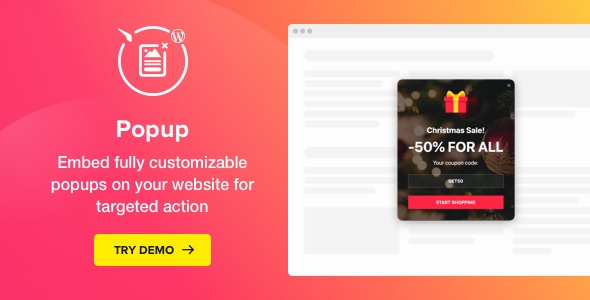 Popup Maker – WordPress Popup Plugin Preview - Rating, Reviews, Demo & Download
