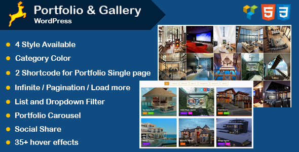 Portfolio And Gallery Grid Layout With Carousel Plugin for Wordpress Preview - Rating, Reviews, Demo & Download