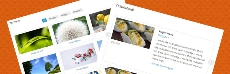 Portfolio And Testimonial Manager Preview Wordpress Plugin - Rating, Reviews, Demo & Download