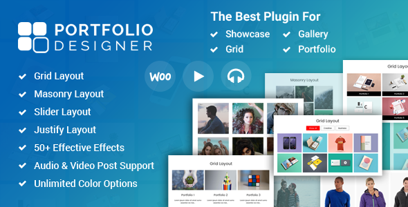 Portfolio Designer – WordPress Portfolio Plugin Preview - Rating, Reviews, Demo & Download