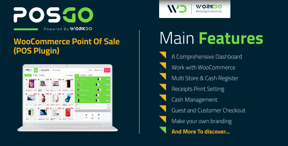 POSGo – WooCommerce Point Of Sale(POS Plugin) Preview - Rating, Reviews, Demo & Download