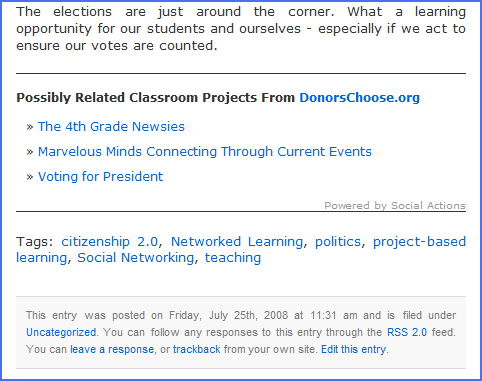 Possibly Related Classroom Projects Preview Wordpress Plugin - Rating, Reviews, Demo & Download