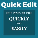 Post And Page Quick Editing