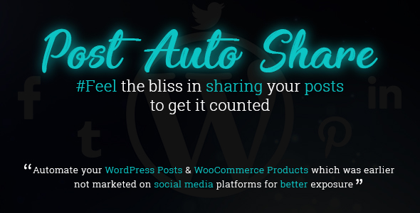 Post Auto Share Preview Wordpress Plugin - Rating, Reviews, Demo & Download