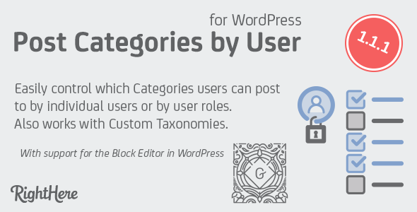 Post Categories By User Plugin for Wordpress Preview - Rating, Reviews, Demo & Download