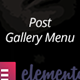 Post Gallery Menu For Elementor