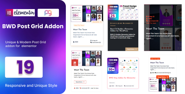 Post Grid Addon For Elementor Preview Wordpress Plugin - Rating, Reviews, Demo & Download