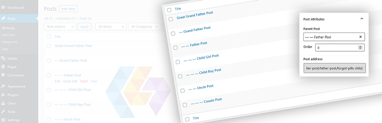 Post Hierarchy Preview Wordpress Plugin - Rating, Reviews, Demo & Download