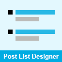 Post List Designer By Category – List Category Post Or Recent Post