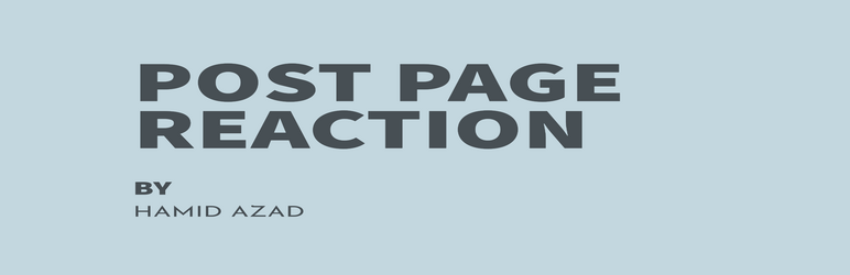 Post Page Reaction Preview Wordpress Plugin - Rating, Reviews, Demo & Download