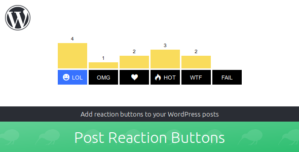 Post Reaction Buttons Preview Wordpress Plugin - Rating, Reviews, Demo & Download