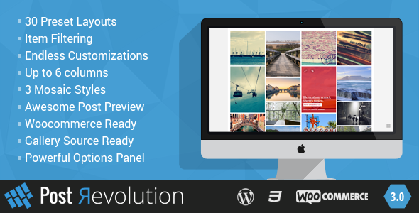 Post Revolution – Amazing Grid Builder For WP Preview Wordpress Plugin - Rating, Reviews, Demo & Download