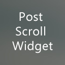 Post Scroll Widget