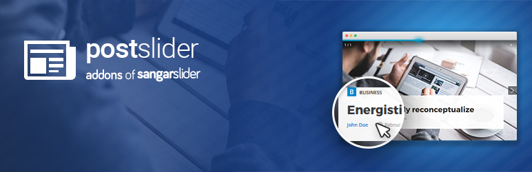 Post Slider – Sangar Slider Addon Preview Wordpress Plugin - Rating, Reviews, Demo & Download