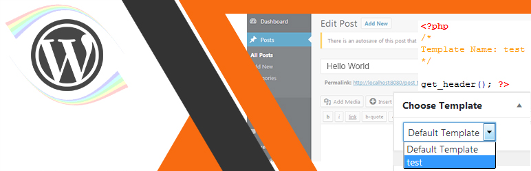 Post Template Select Preview Wordpress Plugin - Rating, Reviews, Demo & Download