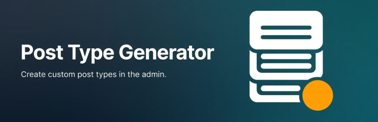Post Type Generator Preview Wordpress Plugin - Rating, Reviews, Demo & Download