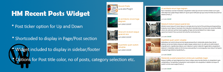 PostPress – A Post Manger Plugin To Display Posts In Various Ways Preview - Rating, Reviews, Demo & Download