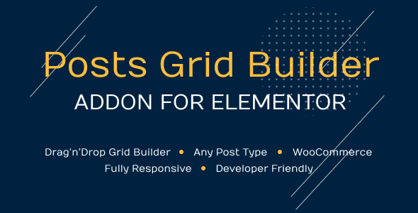 Posts Grid Builder For Elementor Preview Wordpress Plugin - Rating, Reviews, Demo & Download