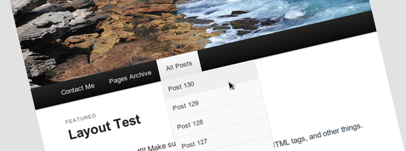 Posts In Menu Preview Wordpress Plugin - Rating, Reviews, Demo & Download