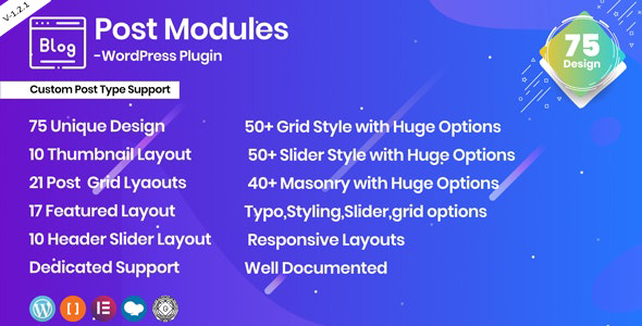 Posts Modules – Responsive WordPress Plugin Preview - Rating, Reviews, Demo & Download
