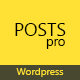 Posts Pro – Wordpress Plugin