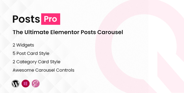 PostsPro – Elementor Posts Carousel Preview Wordpress Plugin - Rating, Reviews, Demo & Download