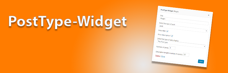 PostType-Widget Preview Wordpress Plugin - Rating, Reviews, Demo & Download