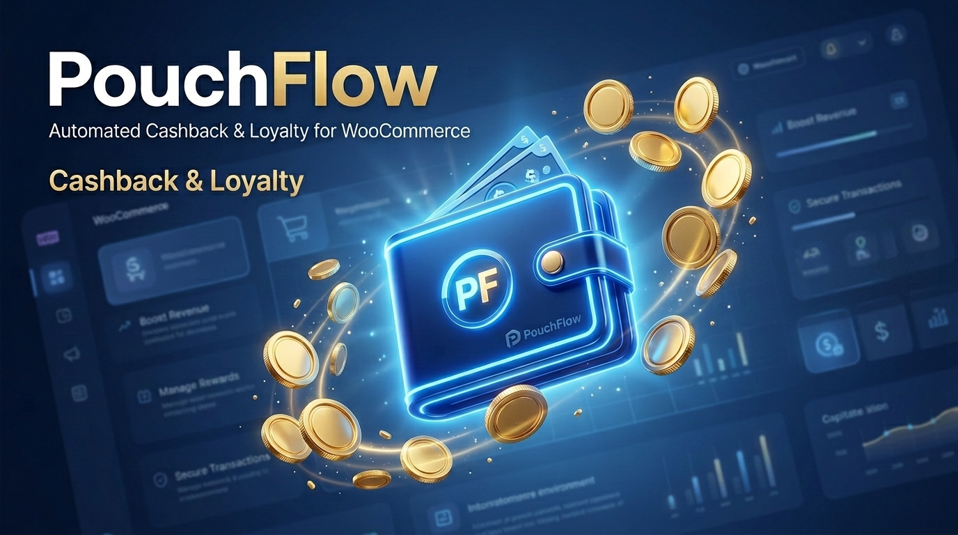 PouchFlow – Customer Loyalty Wallet & Cashback For WooCommerce Preview Wordpress Plugin - Rating, Reviews, Demo & Download