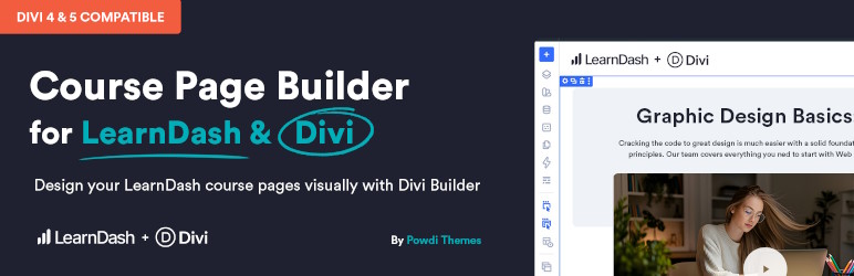 Powdi Course Page Builder For LearnDash And Divi Preview Wordpress Plugin - Rating, Reviews, Demo & Download