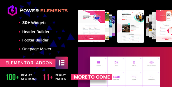 Power Elements – Addon For Elementor Page Builder WordPress Plugin Preview - Rating, Reviews, Demo & Download