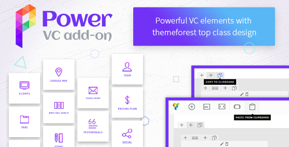 Power VC Add-on | Powerful Elements For Visual Composer Preview Wordpress Plugin - Rating, Reviews, Demo & Download