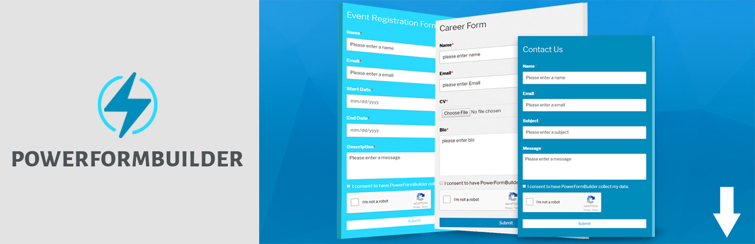 PowerFormBuilder – Contact Form Database Manager Plugin for Wordpress Preview - Rating, Reviews, Demo & Download