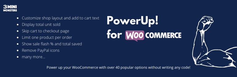 PowerUp! For WooCommerce Preview Wordpress Plugin - Rating, Reviews, Demo & Download