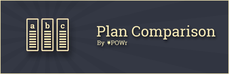 POWr Plan Comparison Preview Wordpress Plugin - Rating, Reviews, Demo & Download