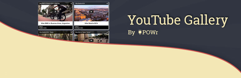 POWr YouTube Gallery Preview Wordpress Plugin - Rating, Reviews, Demo & Download
