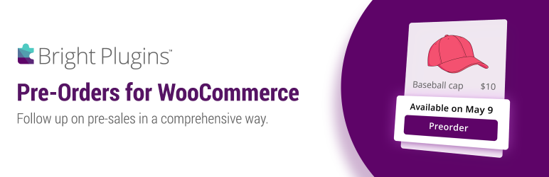 Pre-Orders For WooCommerce Preview Wordpress Plugin - Rating, Reviews, Demo & Download