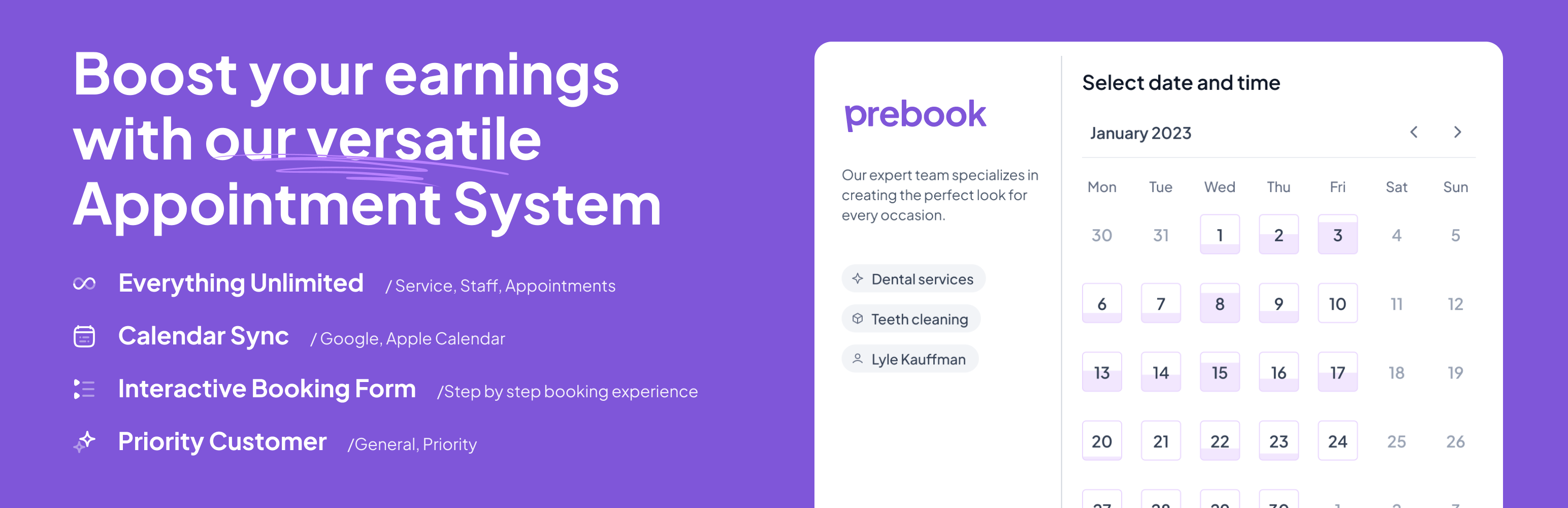 PreBook – Appointment Booking And Online Scheduling Solution Preview Wordpress Plugin - Rating, Reviews, Demo & Download