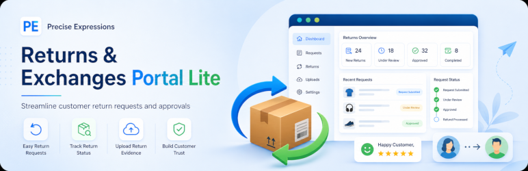 Precise Expressions – Returns & Exchanges Portal Lite Preview Wordpress Plugin - Rating, Reviews, Demo & Download