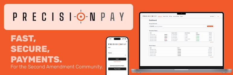 PrecisionPay Payments For WooCommerce Preview Wordpress Plugin - Rating, Reviews, Demo & Download