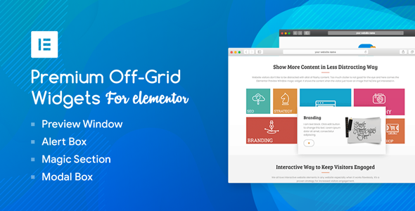 Premium Off-Grid Widgets For Elementor Preview Wordpress Plugin - Rating, Reviews, Demo & Download