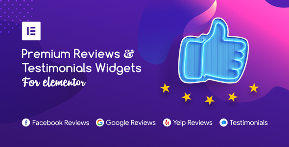 Premium Reviews & Testimonials Widgets For Elementor Preview Wordpress Plugin - Rating, Reviews, Demo & Download