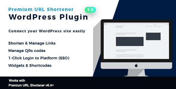 Premium URL Shortener WordPress Plugin Preview - Rating, Reviews, Demo & Download