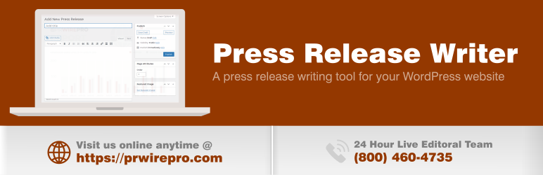 Press Release Writer Preview Wordpress Plugin - Rating, Reviews, Demo & Download