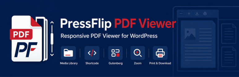 PressFlip PDF Viewer Preview Wordpress Plugin - Rating, Reviews, Demo & Download